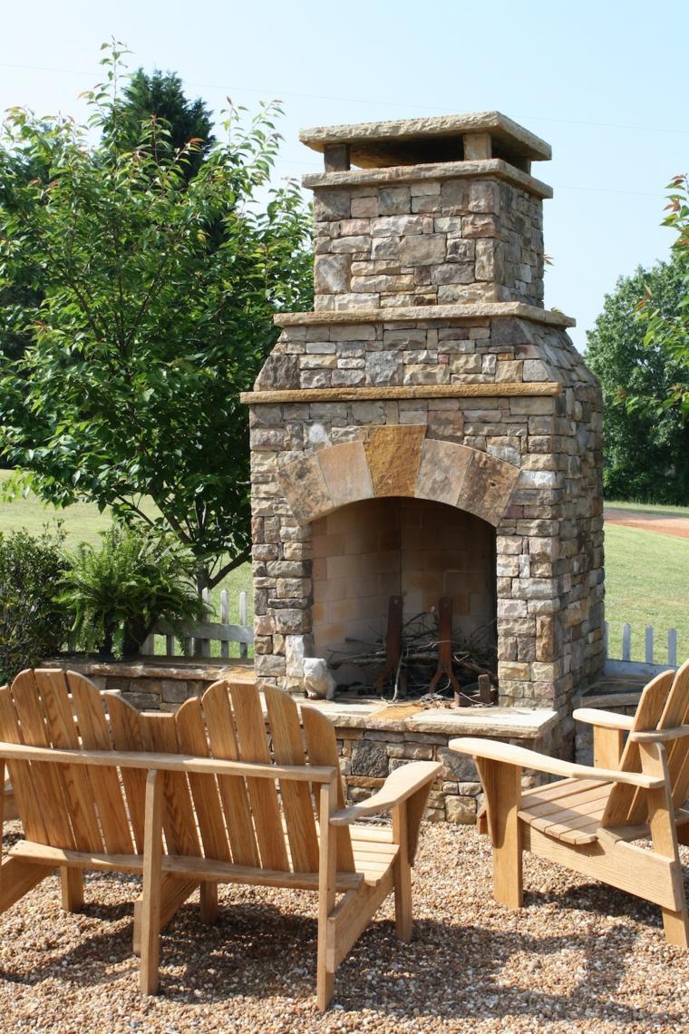 Rustic fireplace ideas to create a magical space in the garden