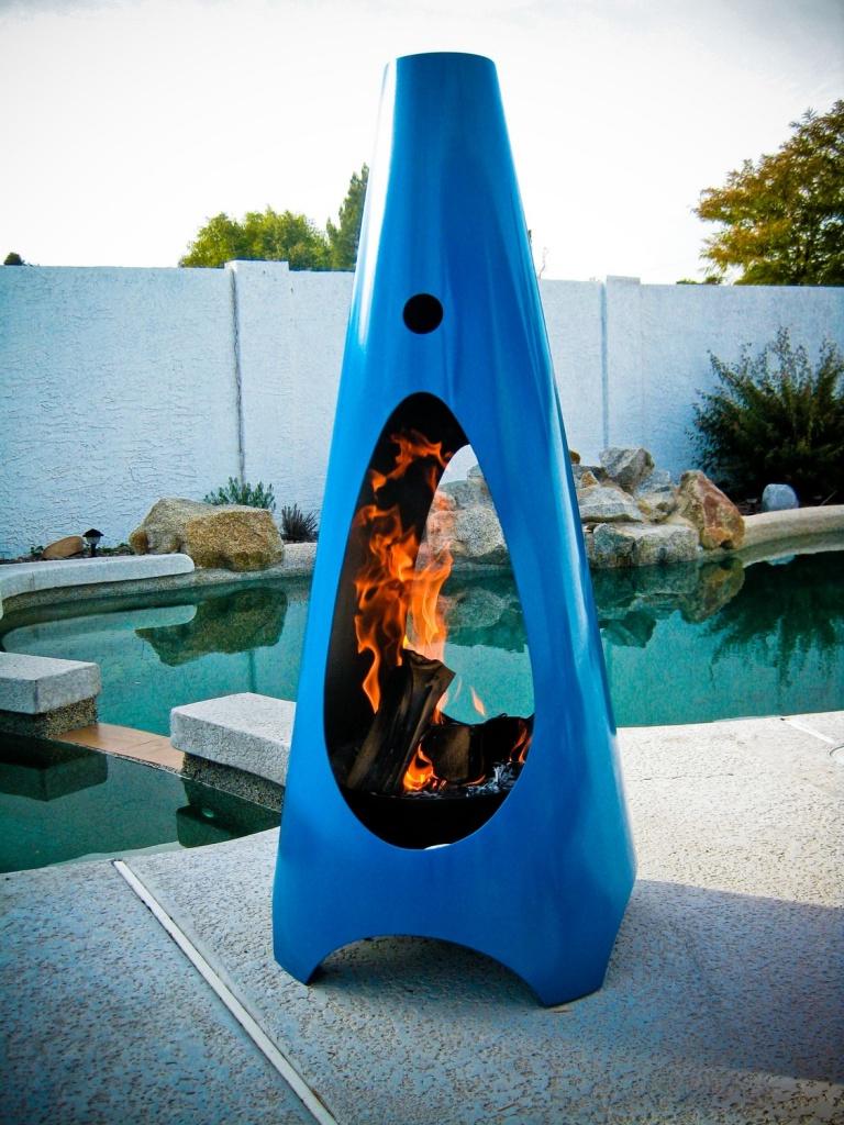 portable outdoor fireplace designs