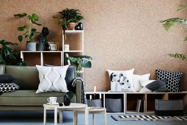 Environmental and Natural Cork Wall Decoration