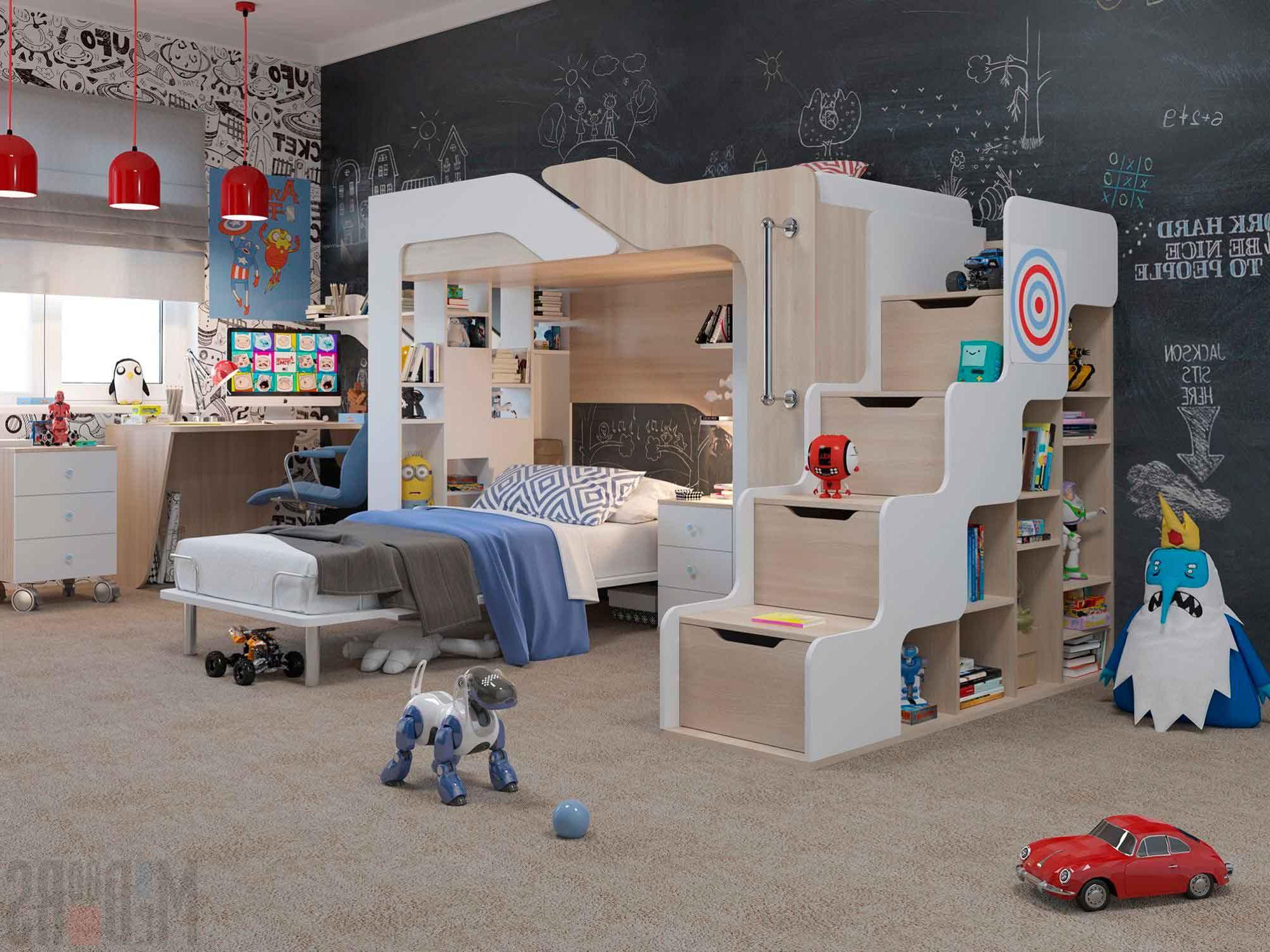 Children's interior design for a creative child