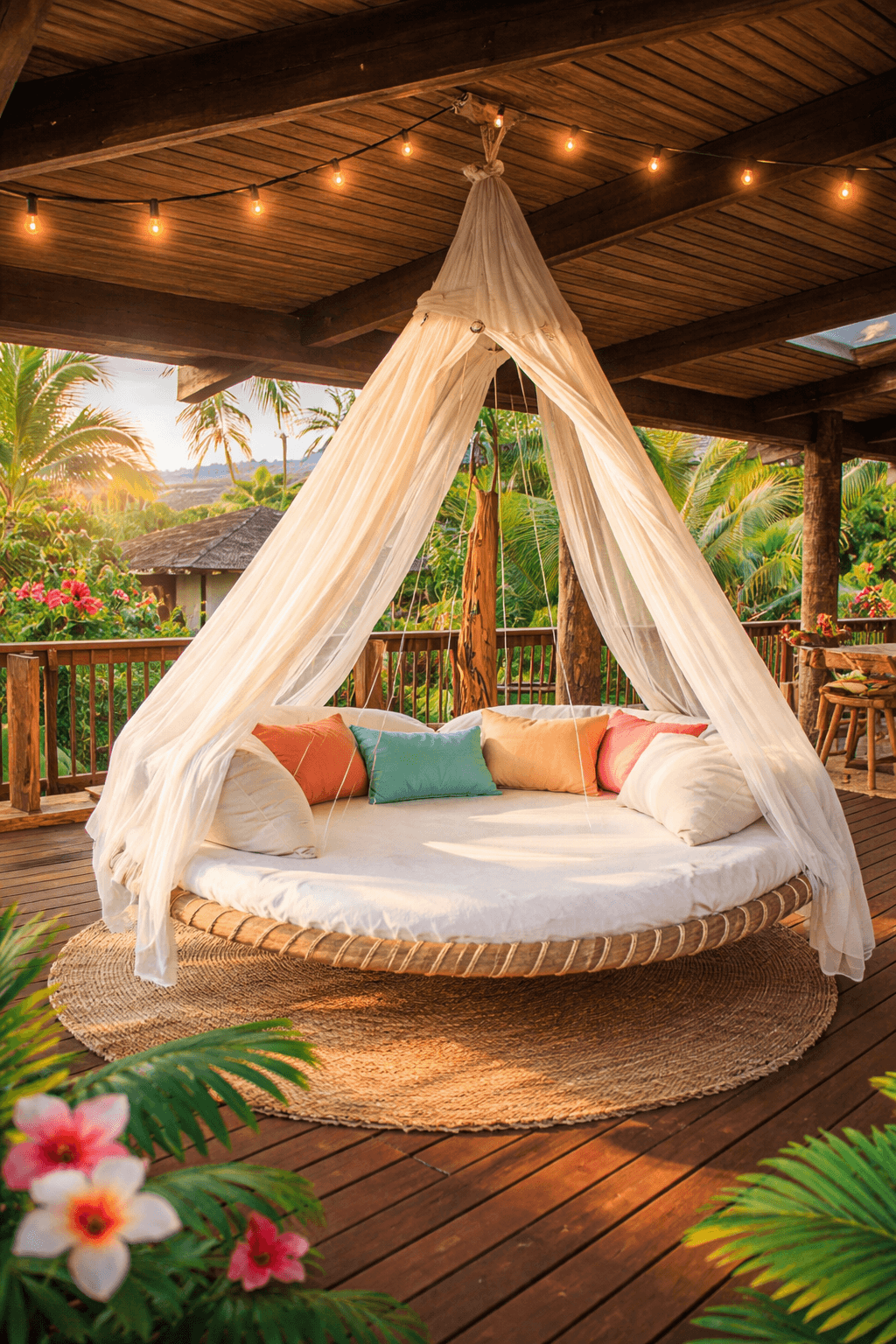 Dreamy Round Patio Beds