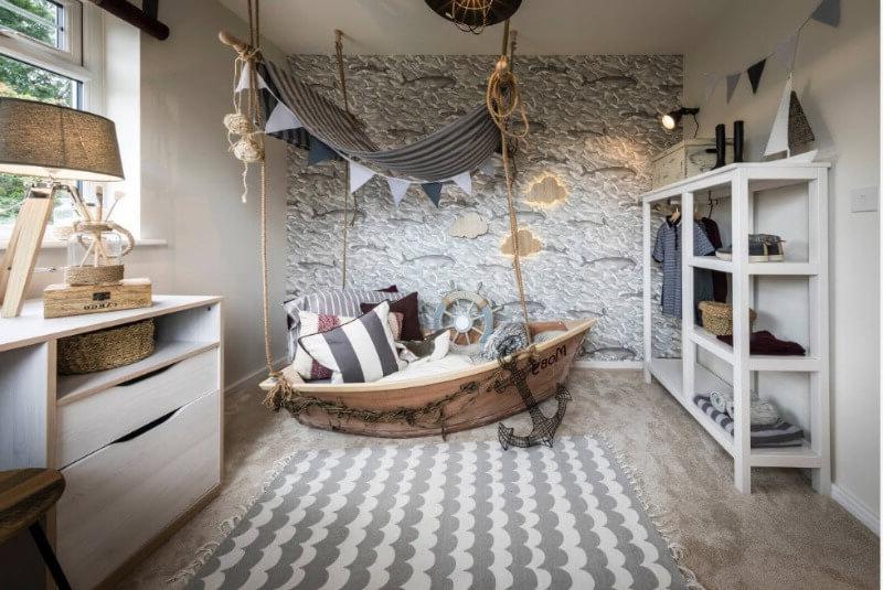 sea themeed room for boys