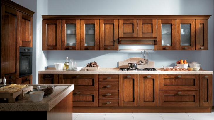 Italian solid wood kitchens