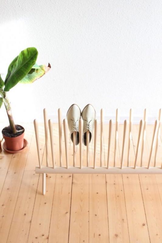 Replacing the shelf - homemade shoe rack