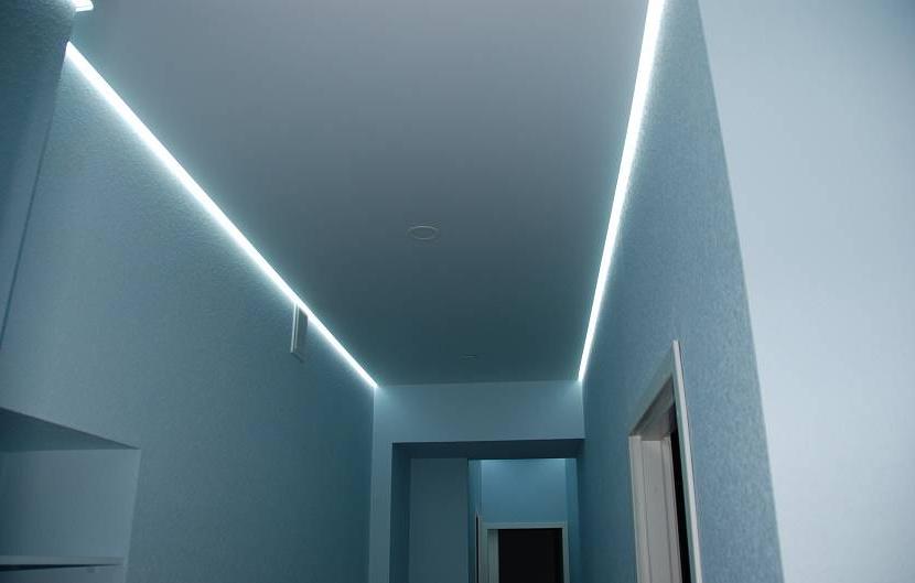 The floating effect helps to create the LED strip