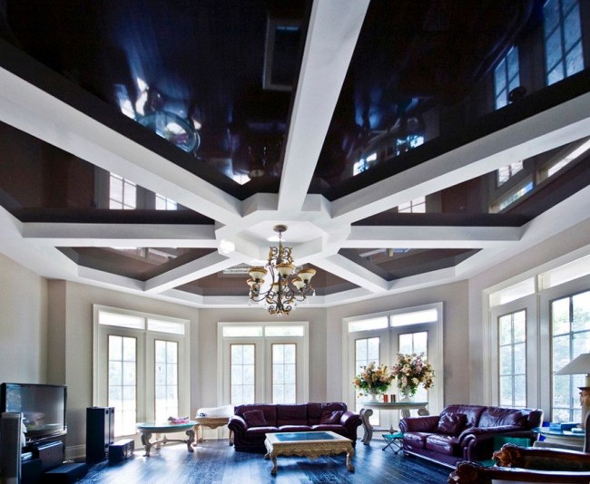 The spectacular appearance of such a ceiling is undeniable