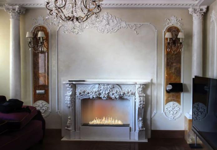 classic and victorian bio fireplace