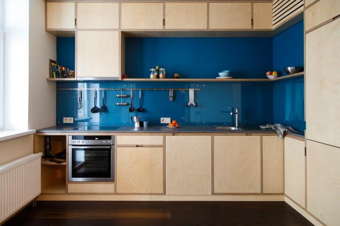 stylish plywood kitchen furniture